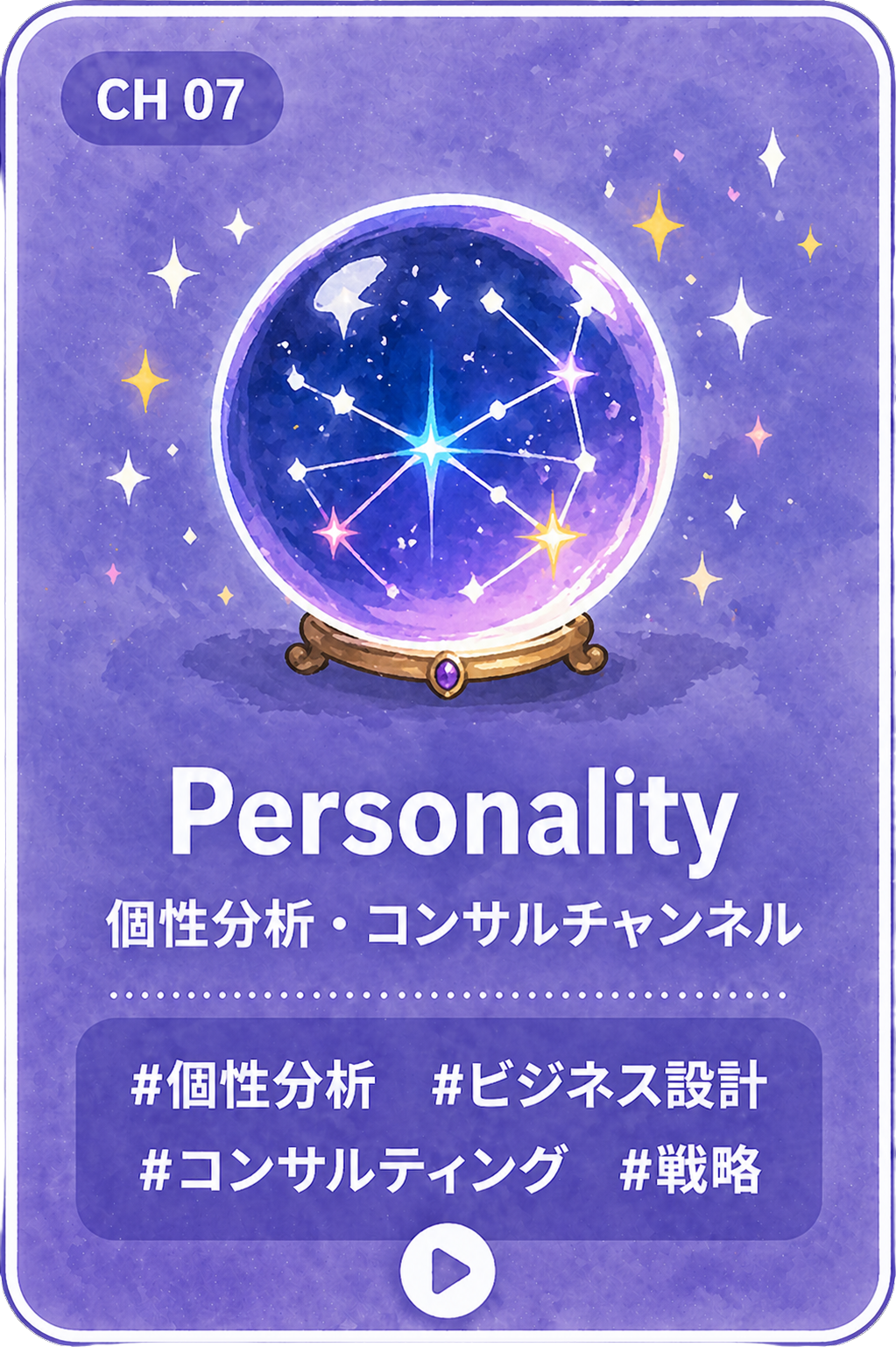 Personality チャンネルイラスト